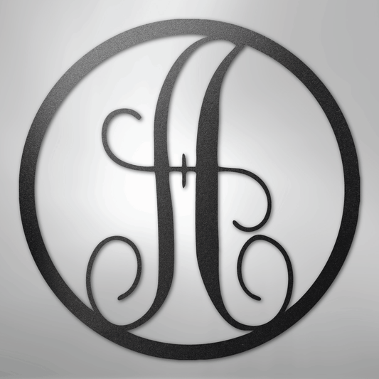 Fancy First Sign Initial & Name Collection – Page 2 – Steel Sign Designs