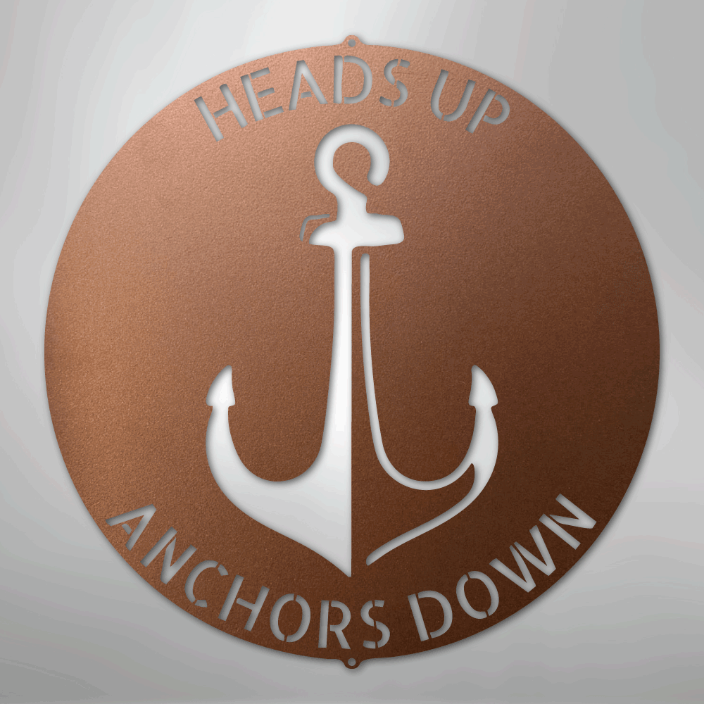 Anchor Plaque - Steel Sign – Steel Sign Designs